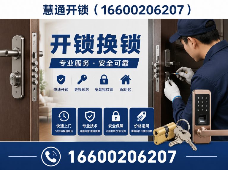 红桥区智能锁安装展示图